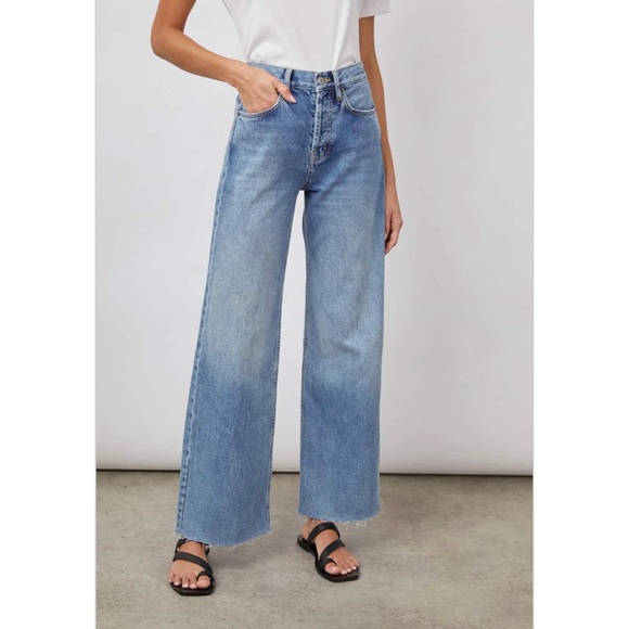 Rails NWT The Getty High Rise Wide Leg Jeans - Size 32 - Picture 3 of 14